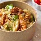 ガッツリ食べたい！【回鍋肉丼】