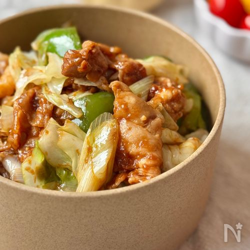ガッツリ食べたい！【回鍋肉丼】