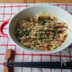 3分朝食おかず☆お好み焼き風ココット