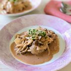 【鶏肉のマロンクリーム煮】