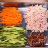 ヘルシーお惣菜♪ふわふわ蒸し鶏のさっぱり中華サラダ😋の工程1