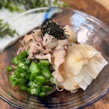 夏バテ防止！冷凍OK【ネバとろ蕎麦】