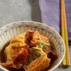 じゅわっとお出汁の野菜茶きん煮。