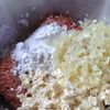 【おろしぽん酢ハンバーグ】豆腐でヘルシーの工程2