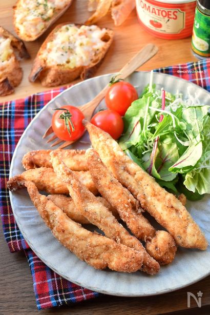 ささ身deヘルシー♡チーズレモンのフライドチキン♡