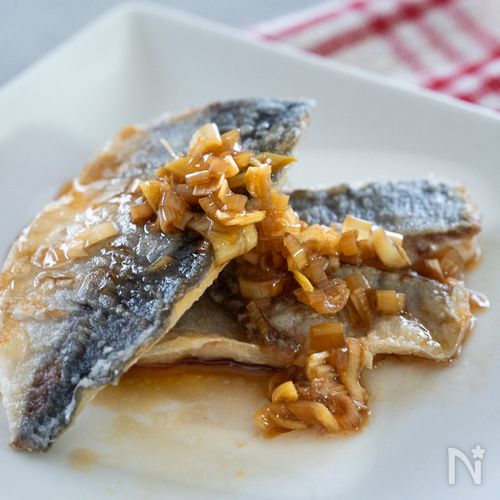アジの甘酢ネギだれ♪子どもが好きな魚料理