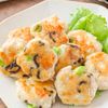 混ぜて焼くだけ！【枝豆と塩昆布チーズのつくね】