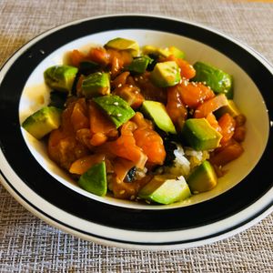 puricoの作ってみた!投稿(【サーモンとアボカドの漬け丼】箸が止まらない♪)