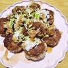 ナムディの作ってみた!投稿(ワンパン10分【おろしポン酢豆腐ハンバーグ】卵&パン粉不要♩)