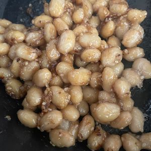 りかの作ってみた!投稿(ご飯進む！【簡単☆甘辛大豆】米粉で簡単！お弁当や箸休めに☆)