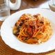 さっぱりトマトの♪なすとツナのトマトパスタ
