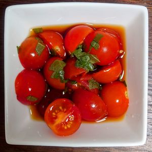 オレンジの作ってみた!投稿(【トマトと大葉の和風サラダ】食卓華やぐ♪スピード副菜)