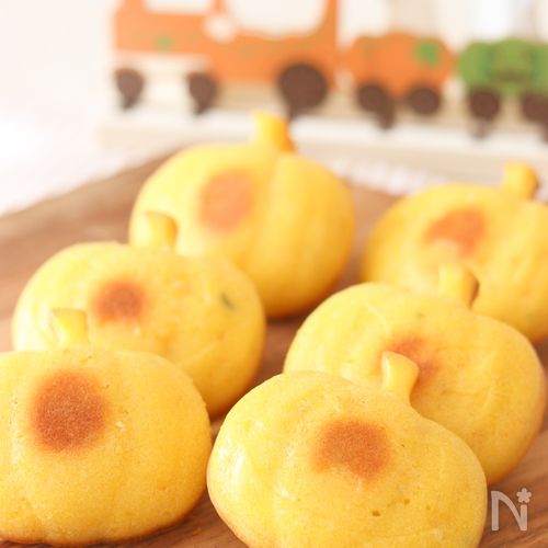 100均の型で作る♡米粉のかぼちゃケーキ