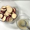 豚バラとさつまいもの塩バター炒めの下準備