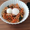ゆの作ってみた!投稿(面倒くさくない！速攻で作れる！『そぼろビビンバ丼』)