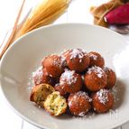 材料3つで簡単！豆腐入りひと口おさつ🍠ドーナツ