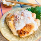 しっとりプリプリ食感♡さっぱり✨鶏むね肉の梅とろろかけ