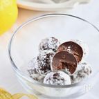 チョコレート不使用！材料４つ・高級風レモントリュフチョコ