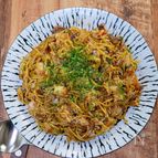 牛肉で作る焼きそば寄りな「そば飯」