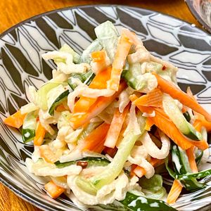 michuの作ってみた!投稿(水で戻すだけ！パリポリ切り干し大根のスイチリマヨサラダ)