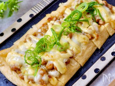 簡単うますぎ お揚げの納豆チーズ焼き レシピサイト Nadia ナディア プロの料理家のおいしいレシピ