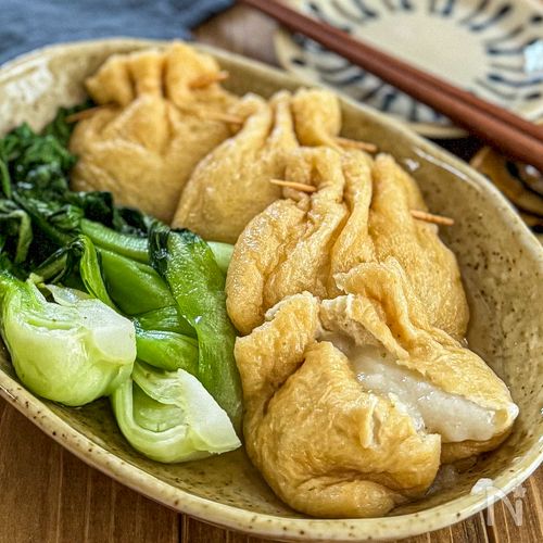 柚子胡椒だしが絶品《居酒屋風♡もち巾着煮》