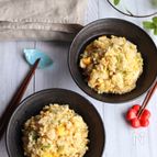 豆腐でかさ増し！ほっこりネギたまごはん