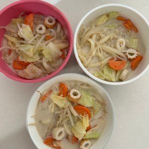 yurimamaの作ってみた!投稿(スープ濃厚!【ちゃんぽんうどん】)