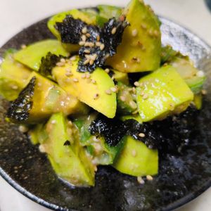 もんぶらん°・*:.。.☆の作ってみた!投稿(【オクラとアボカドの韓国のり和え】和えるだけの簡単おつまみ)