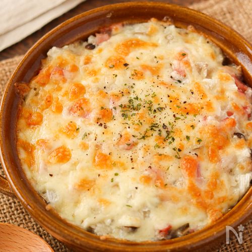 もちとろ♪【長芋ベーコンチーズ焼き】