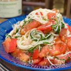 そうめんで絶品イタリアン♬ツナとトマトの冷製カッペリーニ風♬