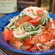 そうめんで絶品イタリアン♬ツナとトマトの冷製カッペリーニ風♬