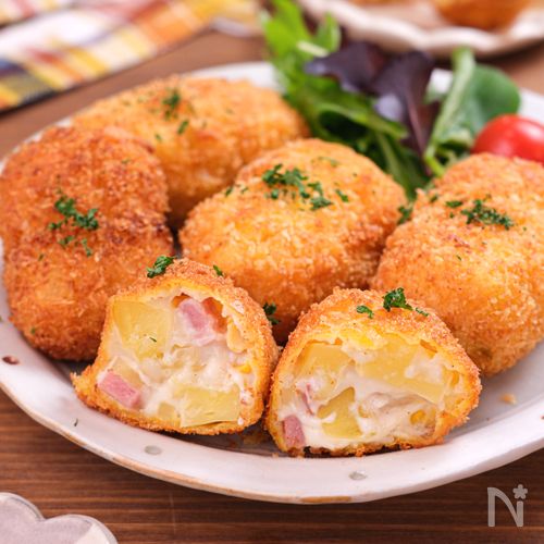 【グラタンコロッケ】レンジでお手軽!最高においしいグラコロ♪