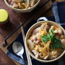 めんつゆの簡単親子丼。