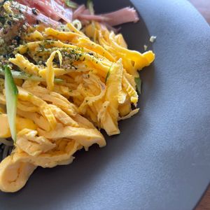 こむぎの作ってみた!投稿(レンジで錦糸卵【油不要】)