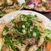 そら・ゆずの作ってみた!投稿(ガリバタ醤油が食欲をそそる♪『ベーコンときのこの和風パスタ』)