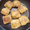 とももの作ってみた!投稿(もちっととろーり♬豚こまチーズの油揚げ包み焼き♬)