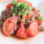 トマトとひき肉の中華炒め