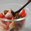 にんにく香る、ロースハムと舞茸マリネ。の工程4