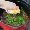 ホタルイカとパクチーの白ワイン蒸しの工程5