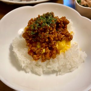のぐの作ってみた!投稿(【チーたまカレーそぼろご飯】包丁不要♡５分で絶品♬ランチにも)