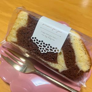 いく🍉の作ってみた!投稿(絹のくちどけ【マーブルシフォンケーキ】食べた人みんな大絶賛！)