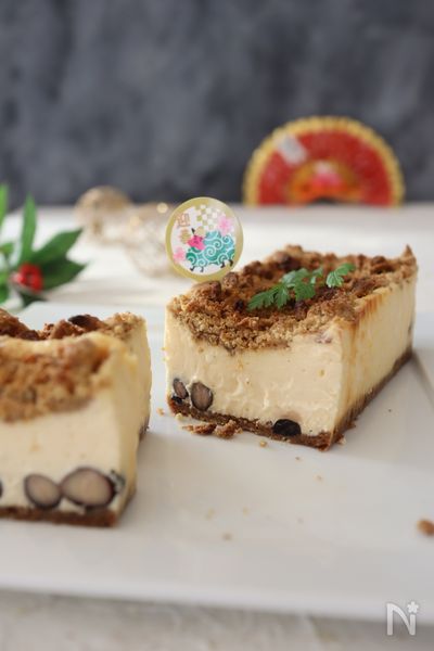 とろうま 黒豆きなこチーズケーキ By Hoppe レシピサイト Nadia ナディア プロの料理家のおいしいレシピ