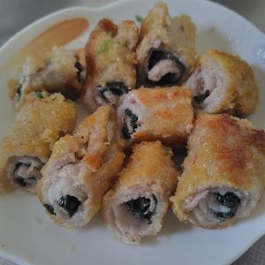 1296006の作ってみた!投稿(さっぱり食べれる揚げ物レシピ♡『梅しそミルフィーユカツ』)