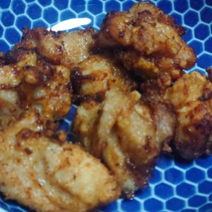 オレンジの作ってみた!投稿(鶏のめんつゆから揚げ☆外側カリッ、中ジューシィー♪)