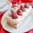 卵1個で！パウンド型いちごのショートケーキ