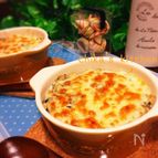 栄養満点♪ひじきの煮物でお豆腐のヘルシー和風ドリア♡