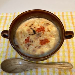 りりぃの作ってみた!投稿(小麦粉不要◎とろ〜りホクホク♪【明太ポテトグラタン】)