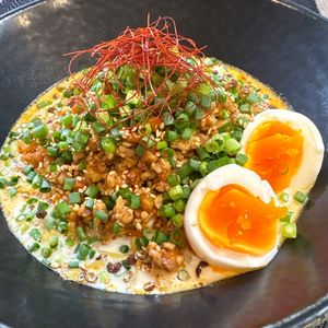 楽ラク手抜キッチン🐶🐾の作ってみた!投稿(納豆好きの人へ！納豆の担々風豆乳麺)