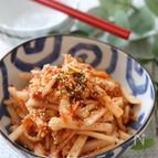 これは箸が止まらない♡大根のしゃきしゃきキムチサラダ